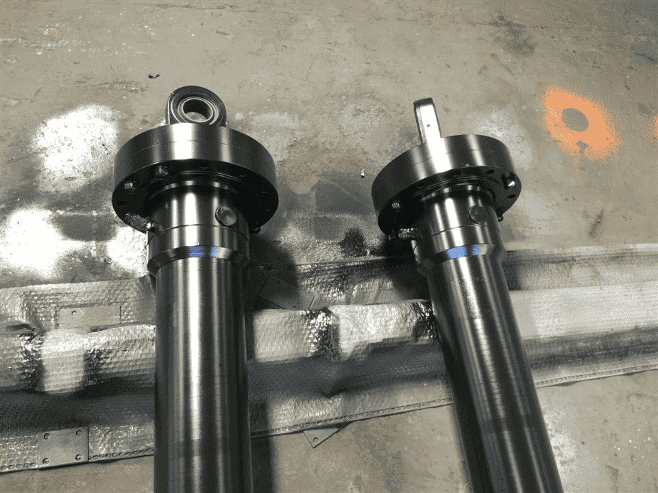 トレーラーホイストウインチシリンダー (4インチ X 2インチ X 48インチ)